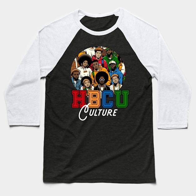 HBCU Culture / Life Education Grad Baseball T-Shirt by blackartmattersshop